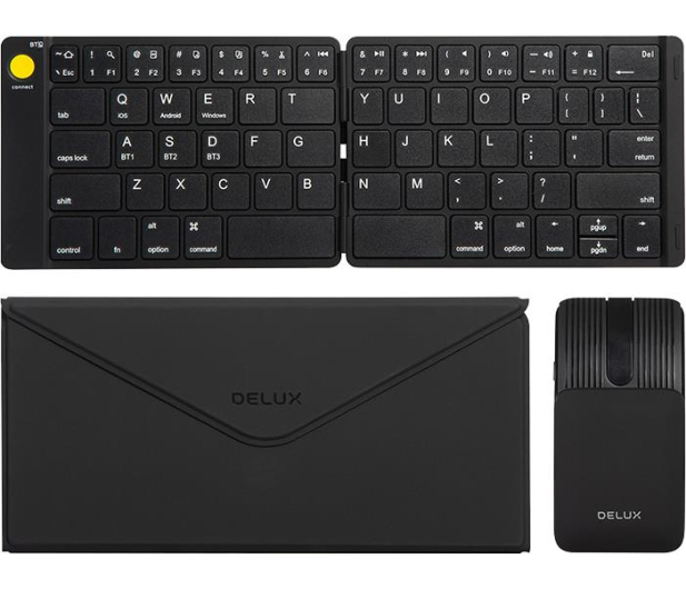Delux Składany zestaw bezprzewodowy KF10 KF10+MF10PRO - 1108290 - zdjęcie 5